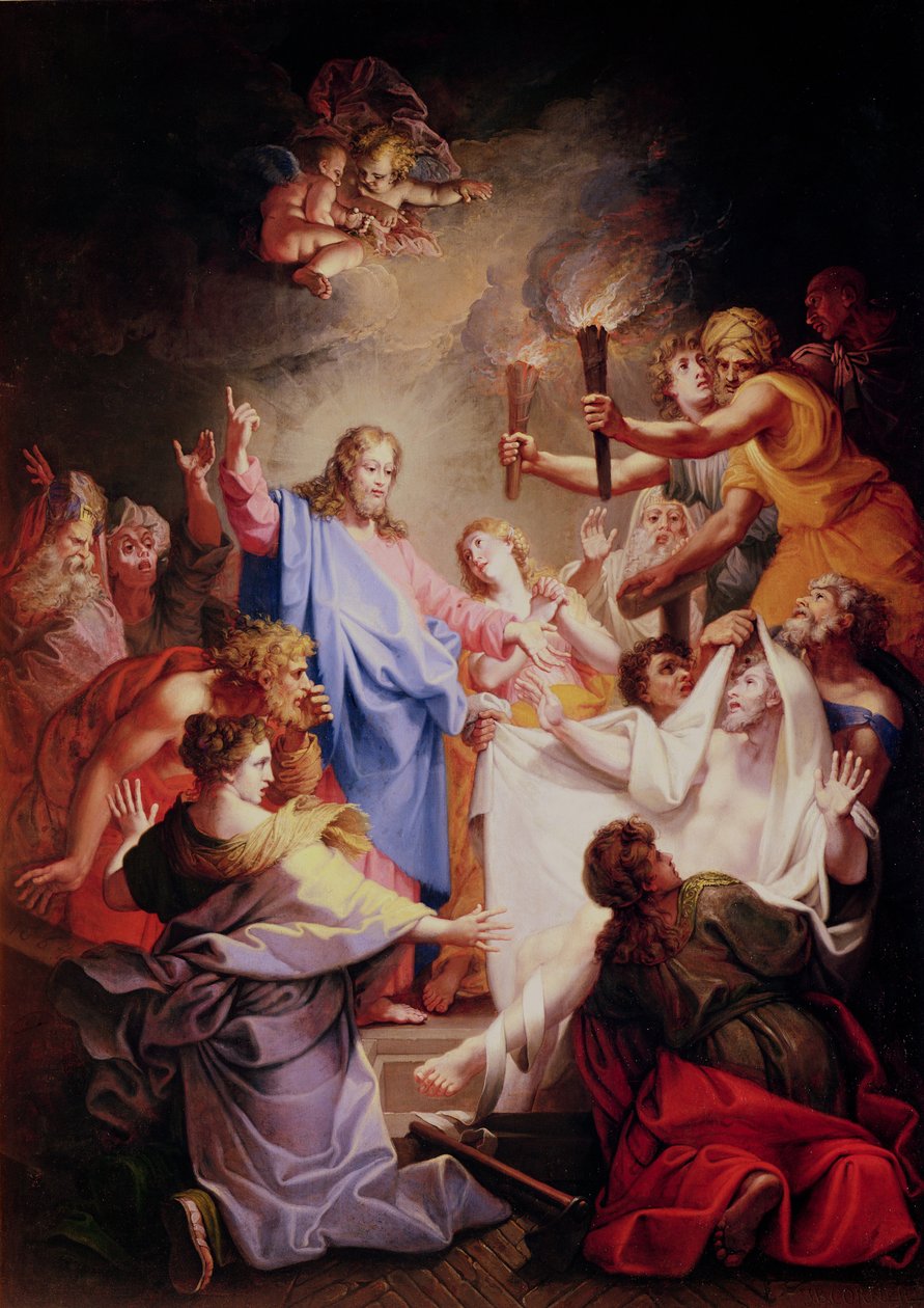 Vzkříšení Lazara od Jean Baptiste Corneille