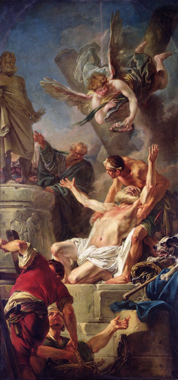 Umučení svatého Ondřeje, 1758 od Jean Baptiste Deshays de Colleville