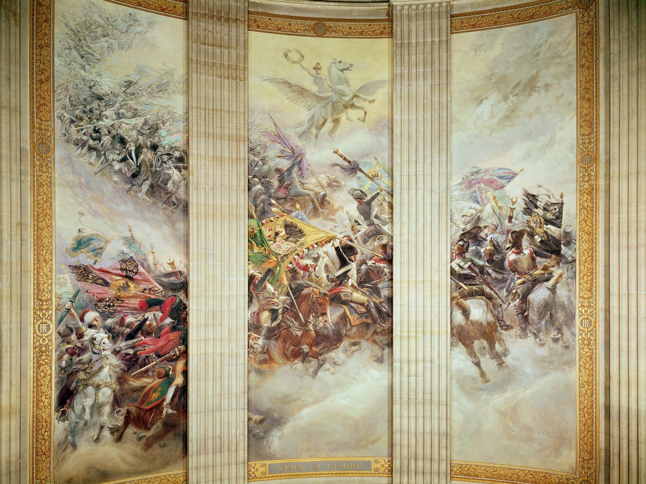 Towards Glory (nástěnná malba) od Jean Baptiste Edouard Detaille