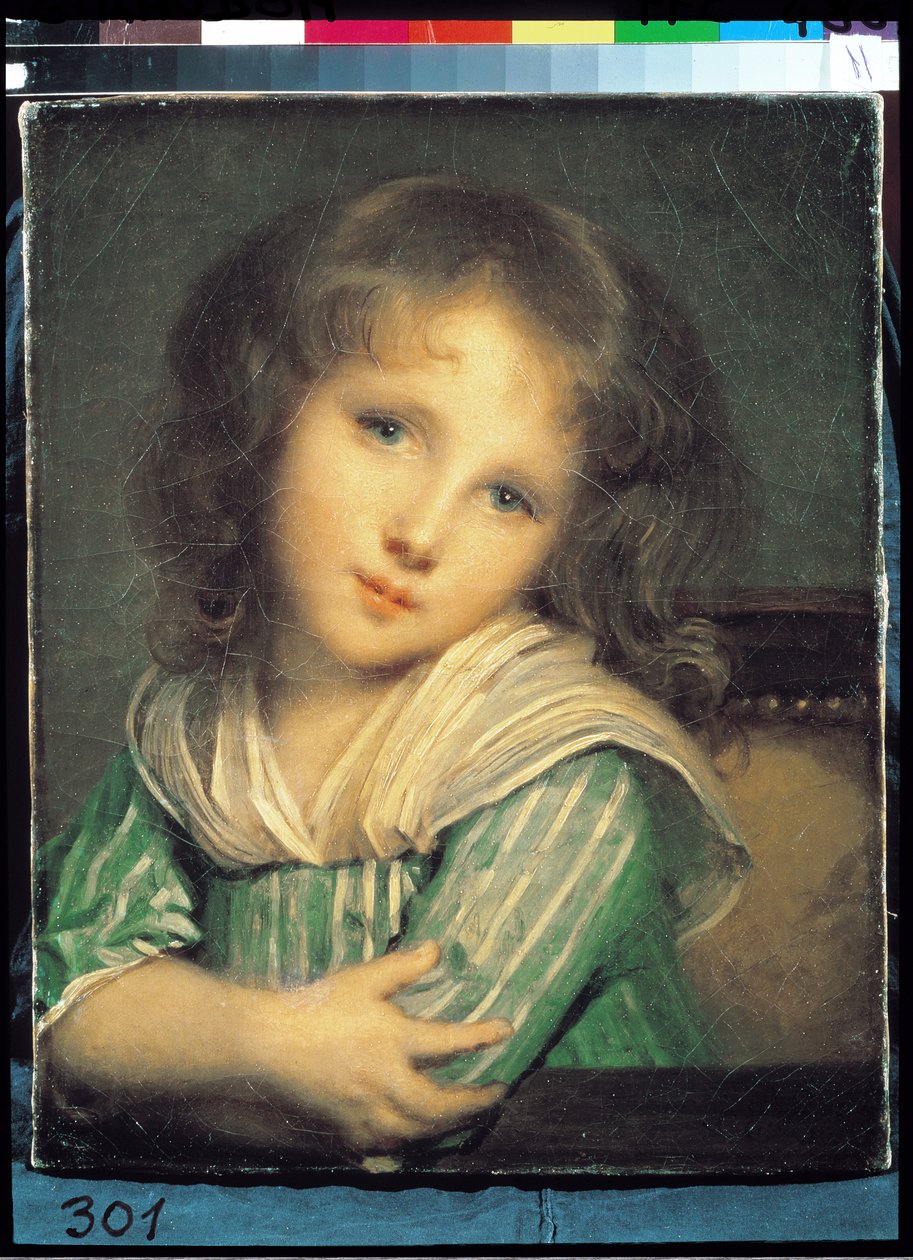Dívka u okna od Jean Baptiste Greuze