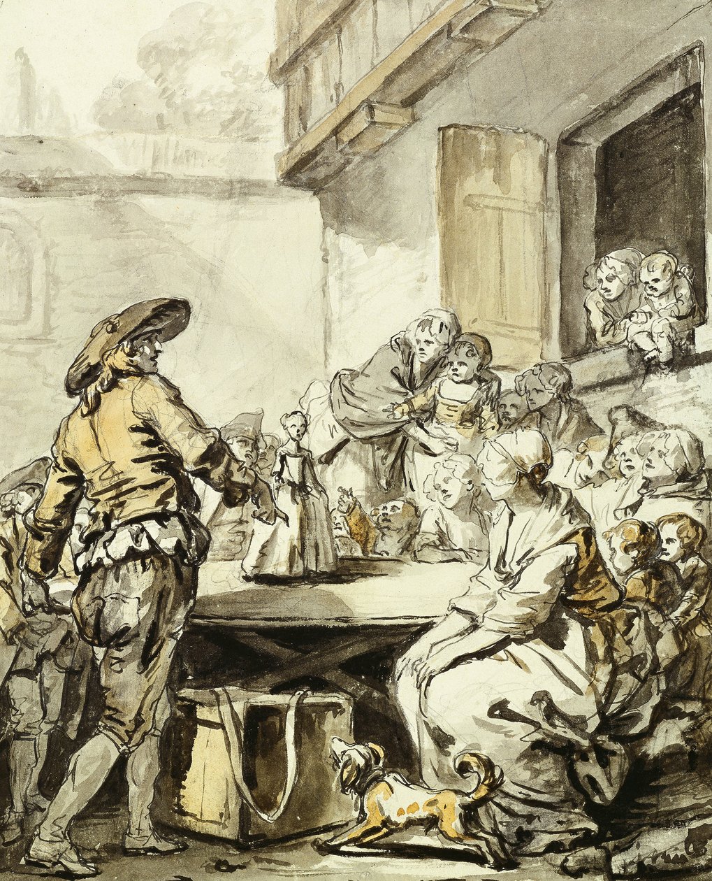 Savoyard s tančící panenkou od Jean Baptiste Greuze