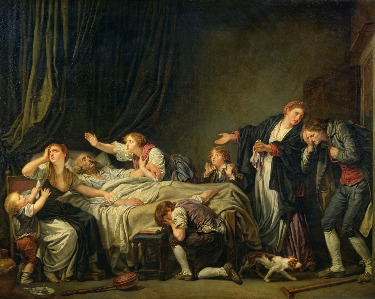 Potrestaný syn, 1778 od Jean Baptiste Greuze