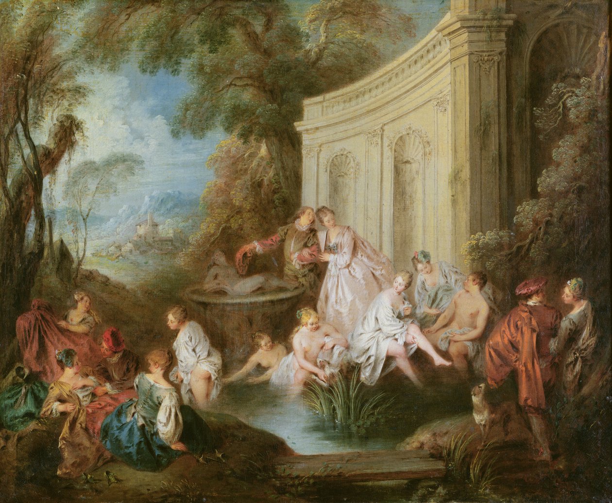 The Bathers od Jean Baptiste Joseph Pater