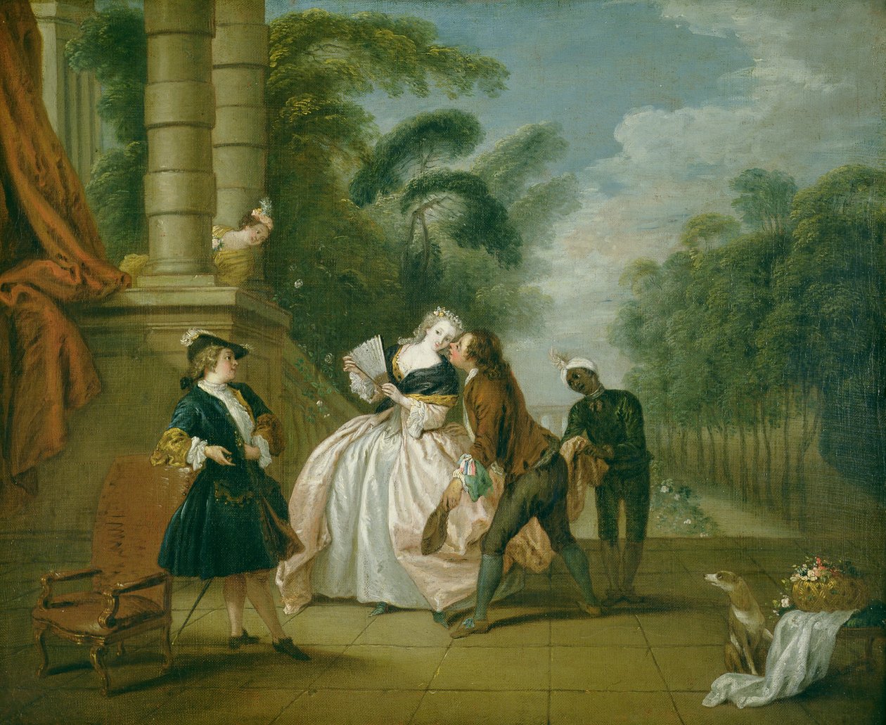 Polibek od Jean Baptiste Joseph Pater