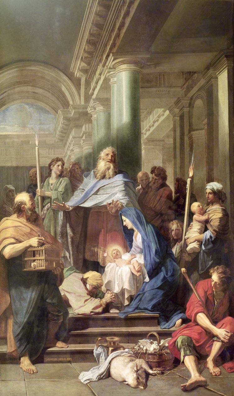 Prezentace v chrámu, 1692 od Jean Baptiste Jouvenet