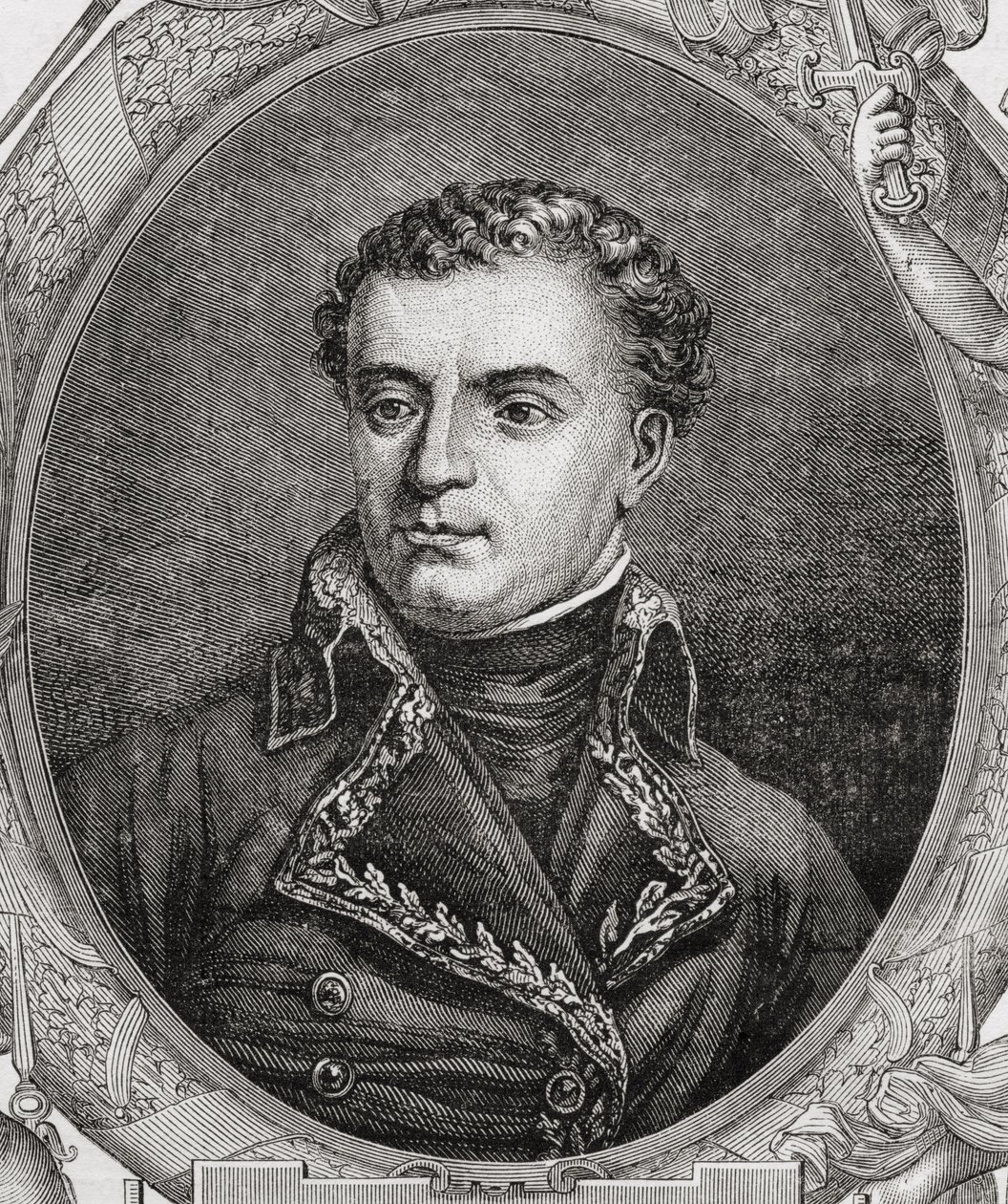 Dominique-Catherine Perignon (1754-1818) Marquis de Grenade, z „Histoire de la Revolution Francaise“ od Louise Blanca (1811-82), vyryto Pannemakerem (nar. 1822) 1847-62 od Jean Baptiste Lienard