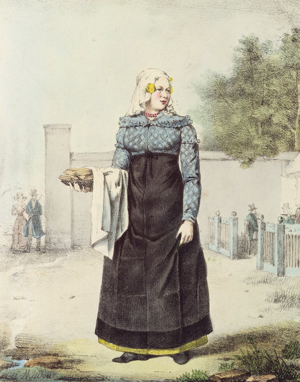 Prodejce fríských vaflí od Jean Baptiste Madou