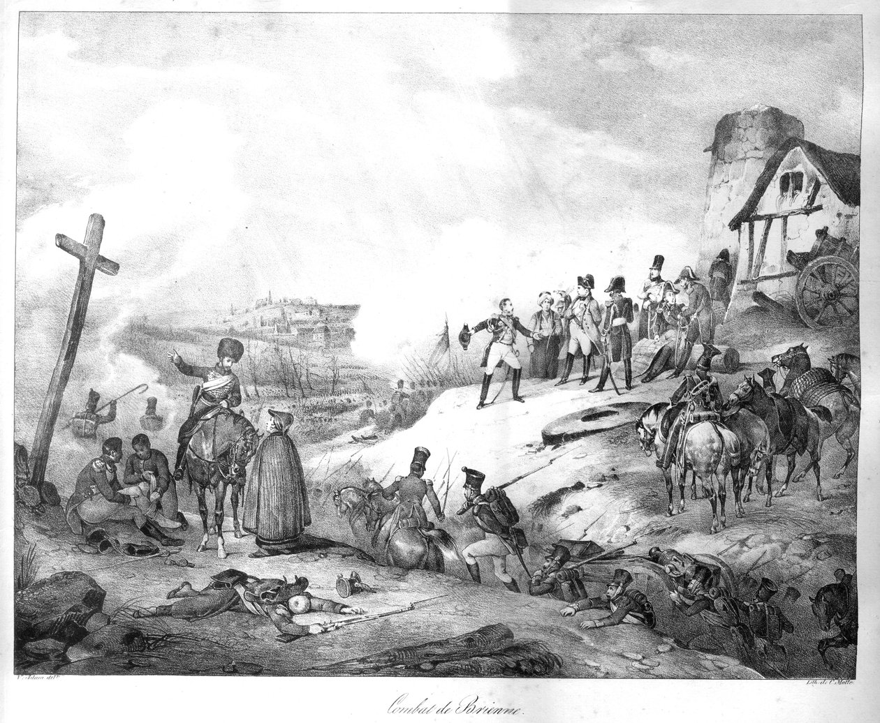 Název skenování litografie Jean Baptiste Madou od Jean Baptiste Madou