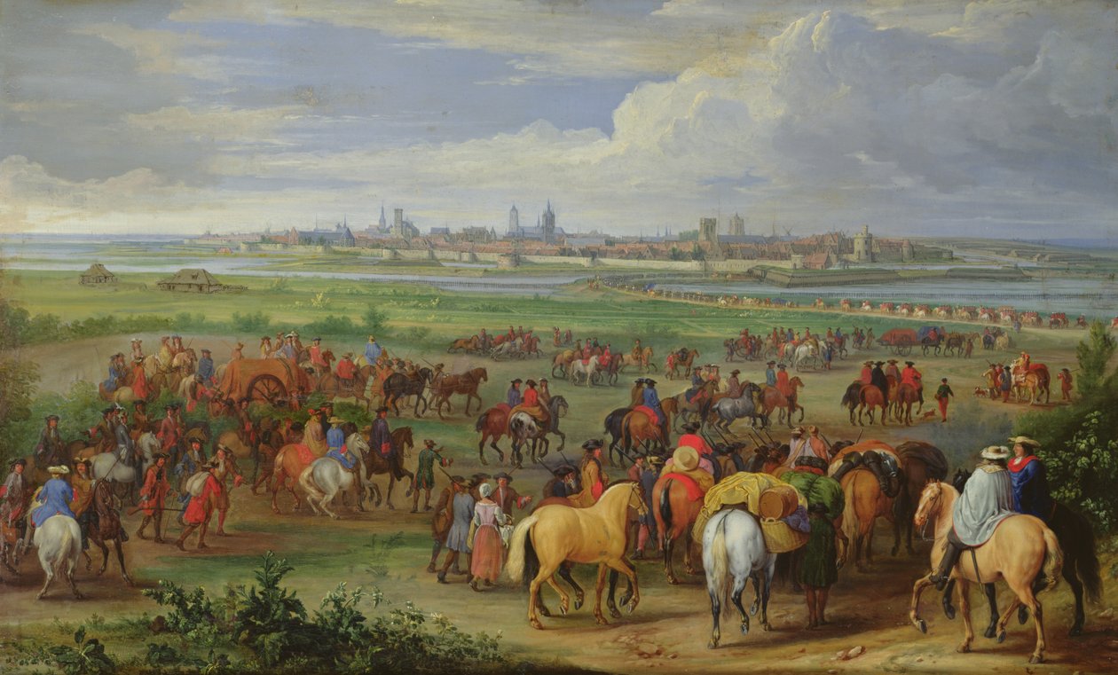 Vchod francouzské armády v Ypres, 1678 od Jean Baptiste Martin