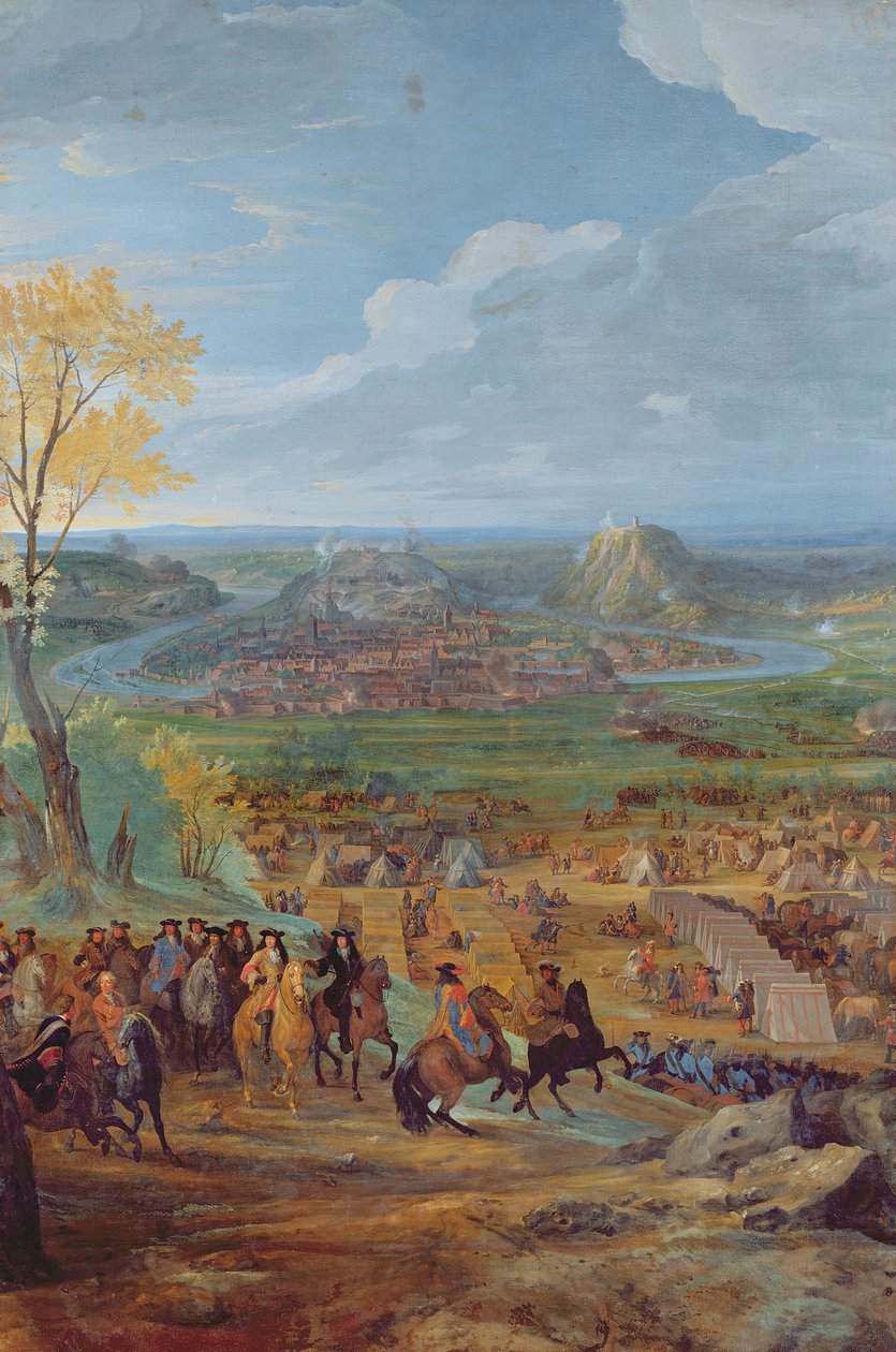 Obléhání Besanconu v roce 1674 armádou Ludvíka XIV od Jean Baptiste Martin