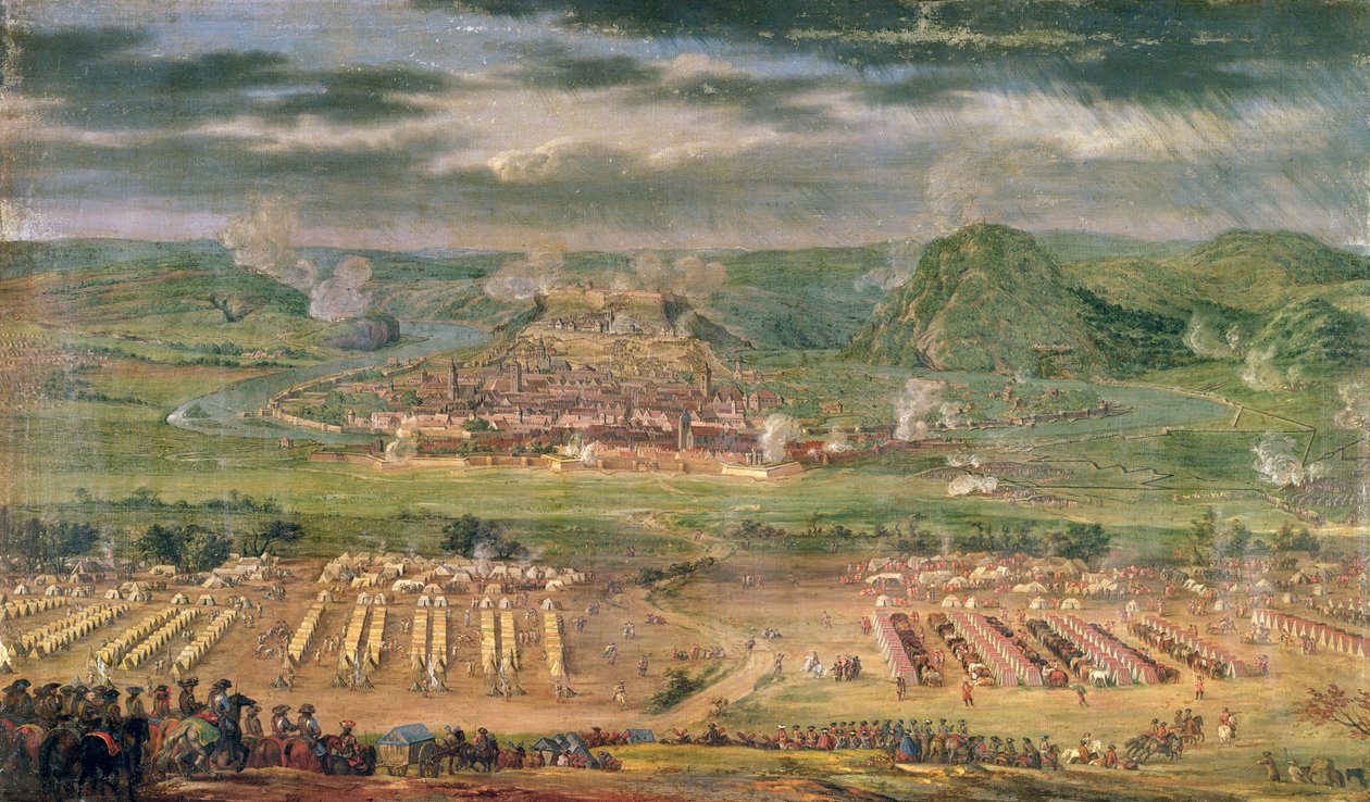 Obléhání Besançonu v květnu 1674 od Jean Baptiste Martin