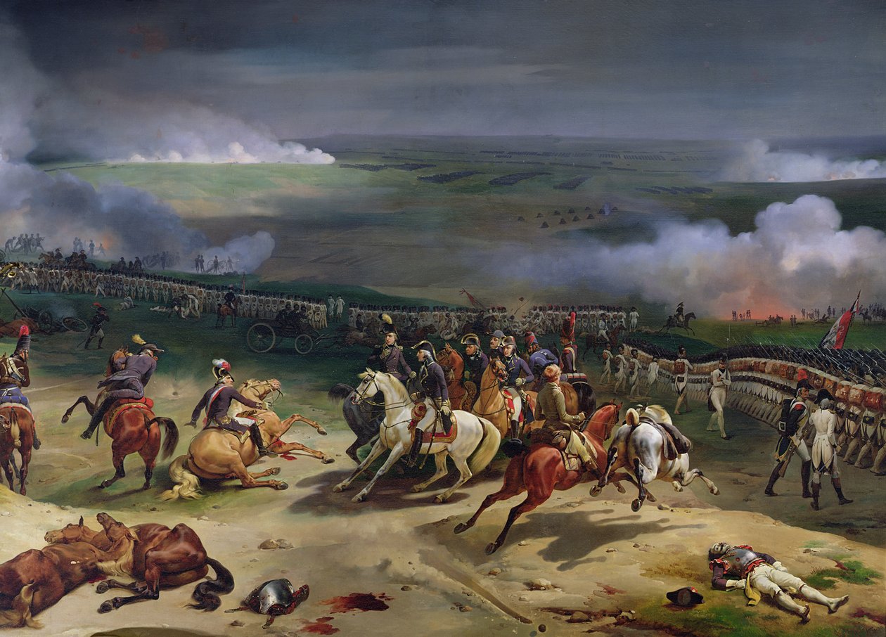 Bitva u Valmy, 20. září 1792, 1835 (detail pravé strany) od Jean Baptiste Mauzaisse