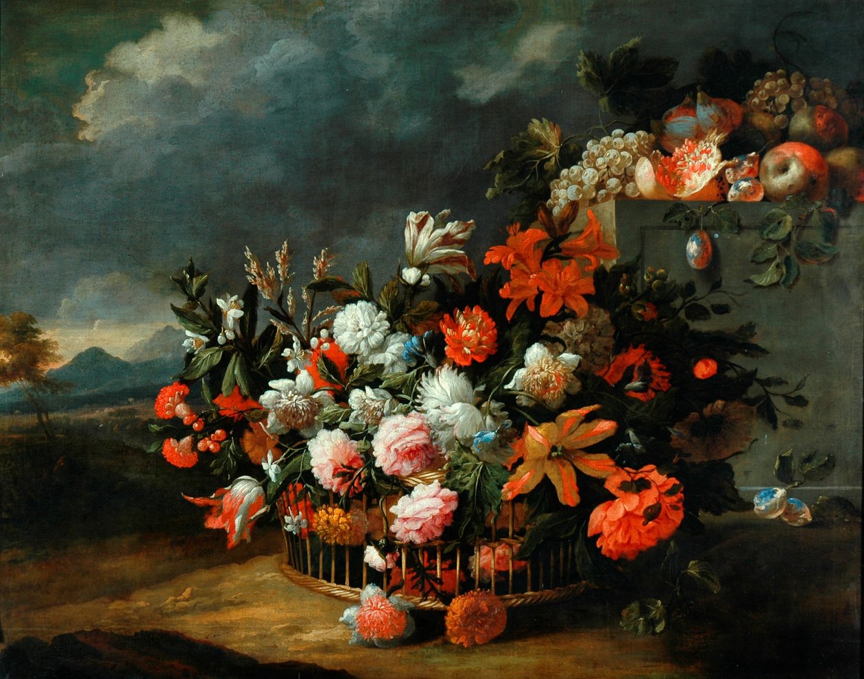 Košík květin od Jean Baptiste Monnoyer