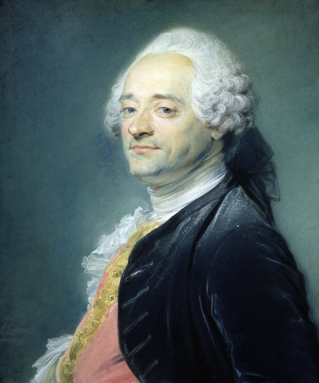 Portrét Maurice Quentina de la Tour (1704-88), 1750 (pastel na papíře) od Jean Baptiste Perronneau
