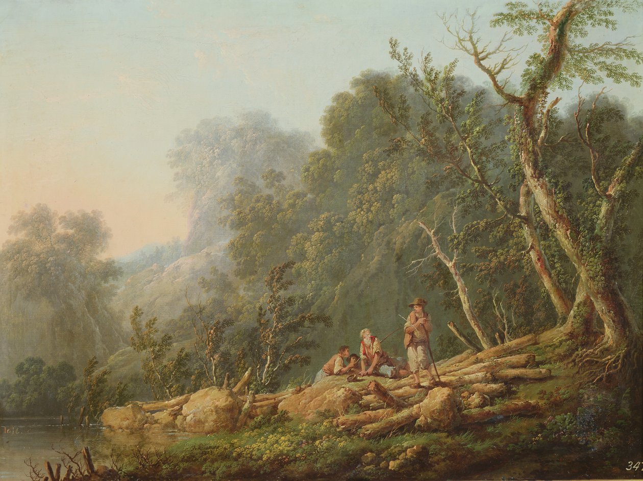 Krajina, 1773 od Jean Baptiste Pillement