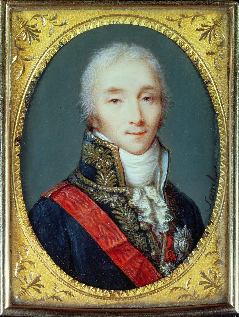 Miniatura Josepha Fouche (1759-1820) vévody z Otranta od Jean Baptiste Sambat