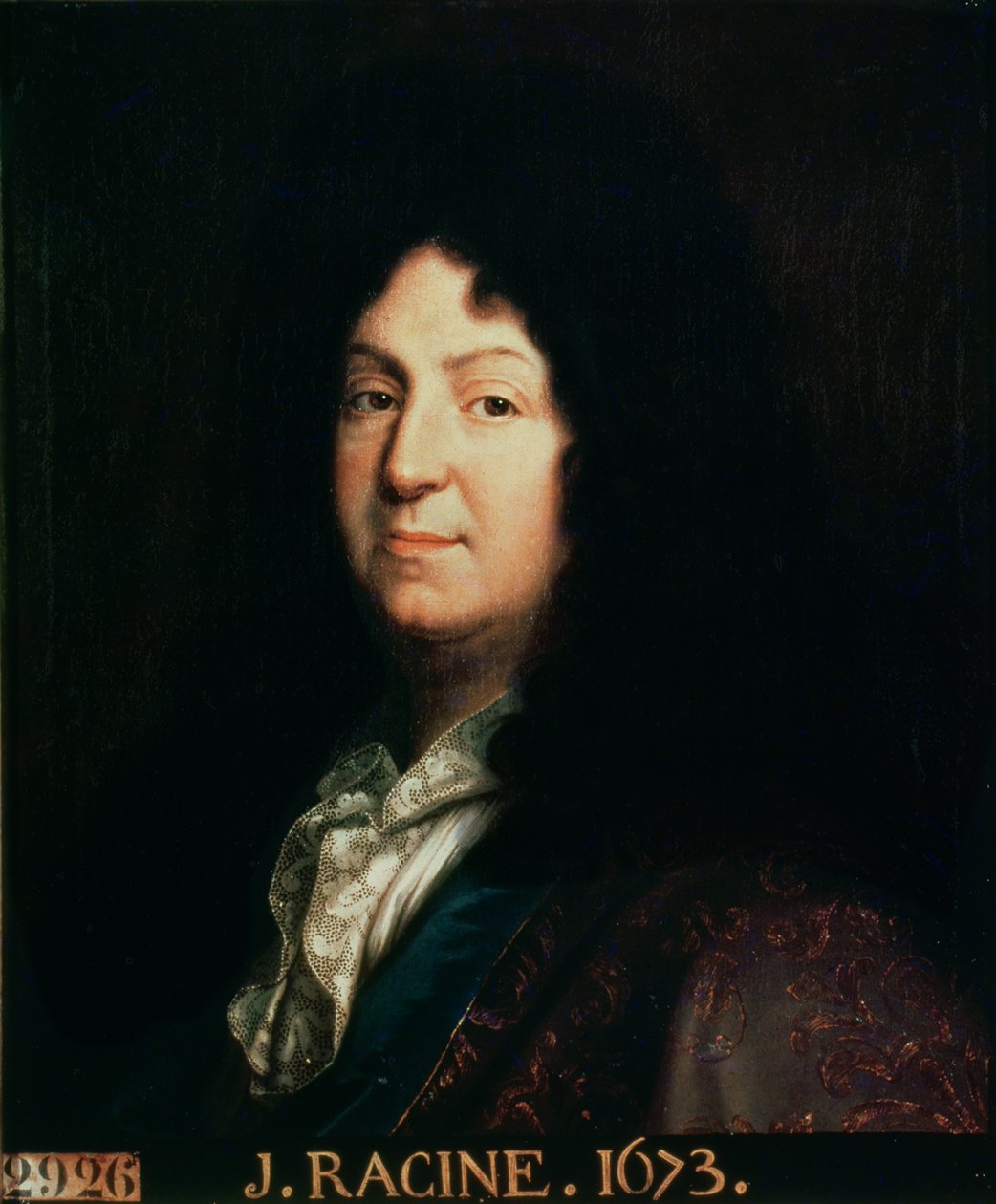 Portrét Jeana Racina (1639-99) kopie originálu z roku 1673, 1698 od Jean Baptiste Santerre