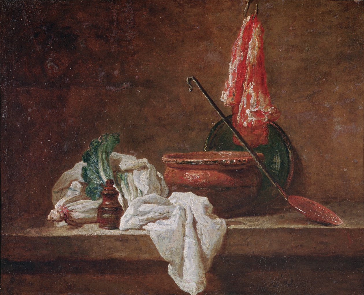 Stálý život od Jean Baptiste Simeon Chardin