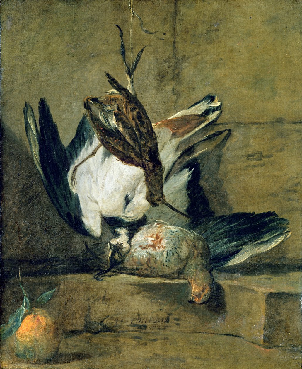 Zátiší, 1732 od Jean Baptiste Simeon Chardin