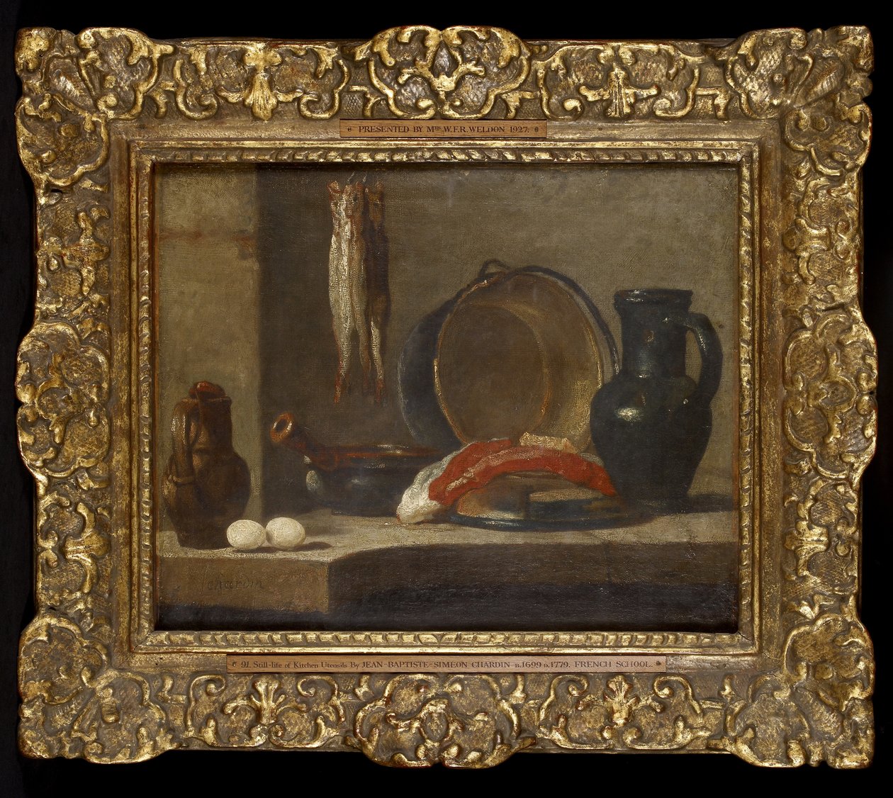 Zátiší kuchyňských potřeb, c.1733-34 od Jean Baptiste Simeon Chardin