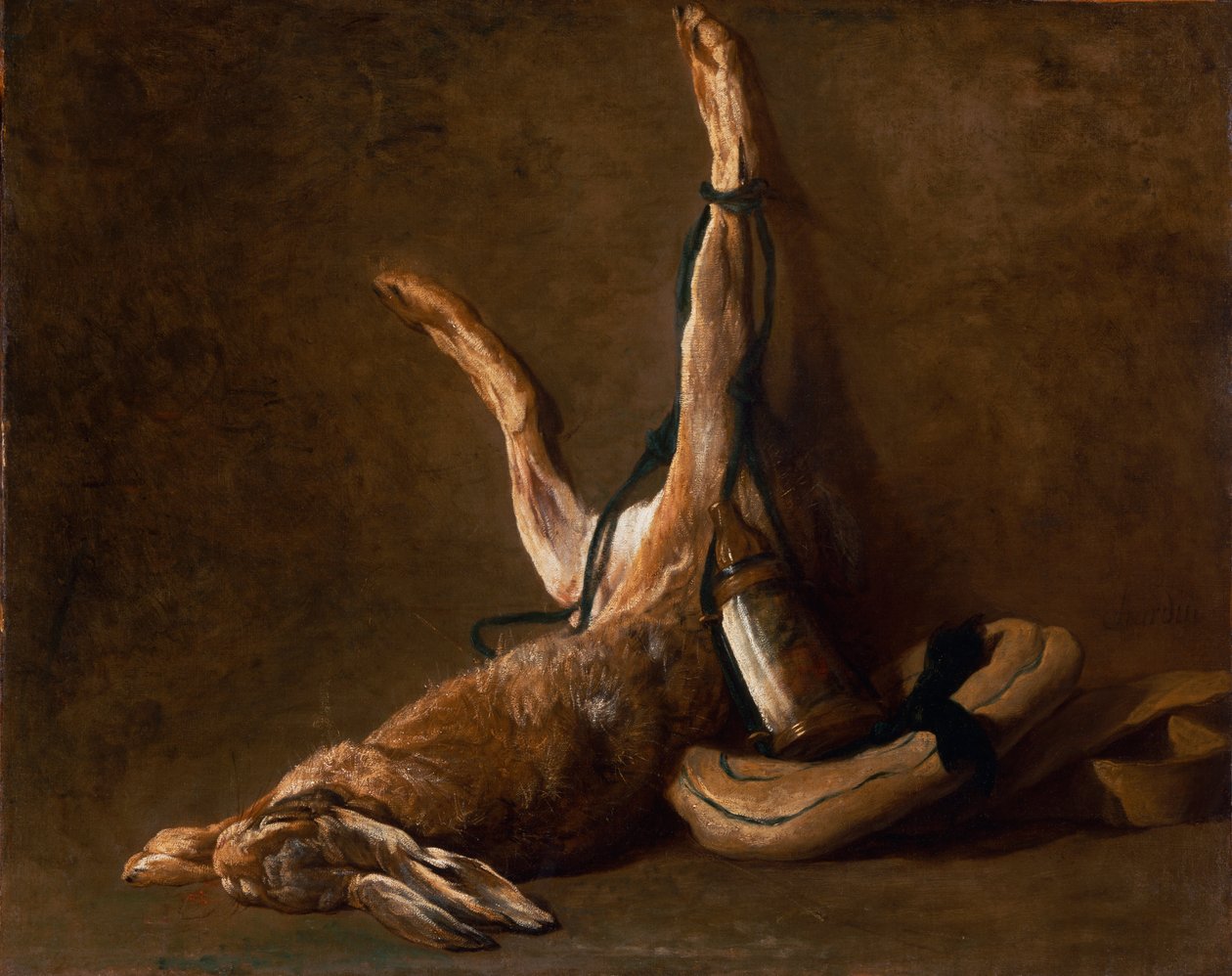 Zátiší se zajícem od Jean Baptiste Simeon Chardin
