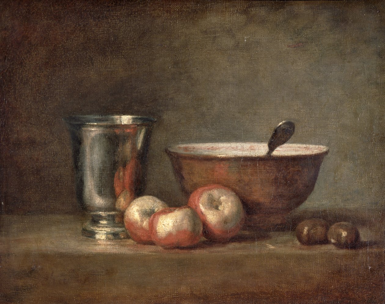 Stříbrný pohár, kolem roku 1768 od Jean Baptiste Simeon Chardin