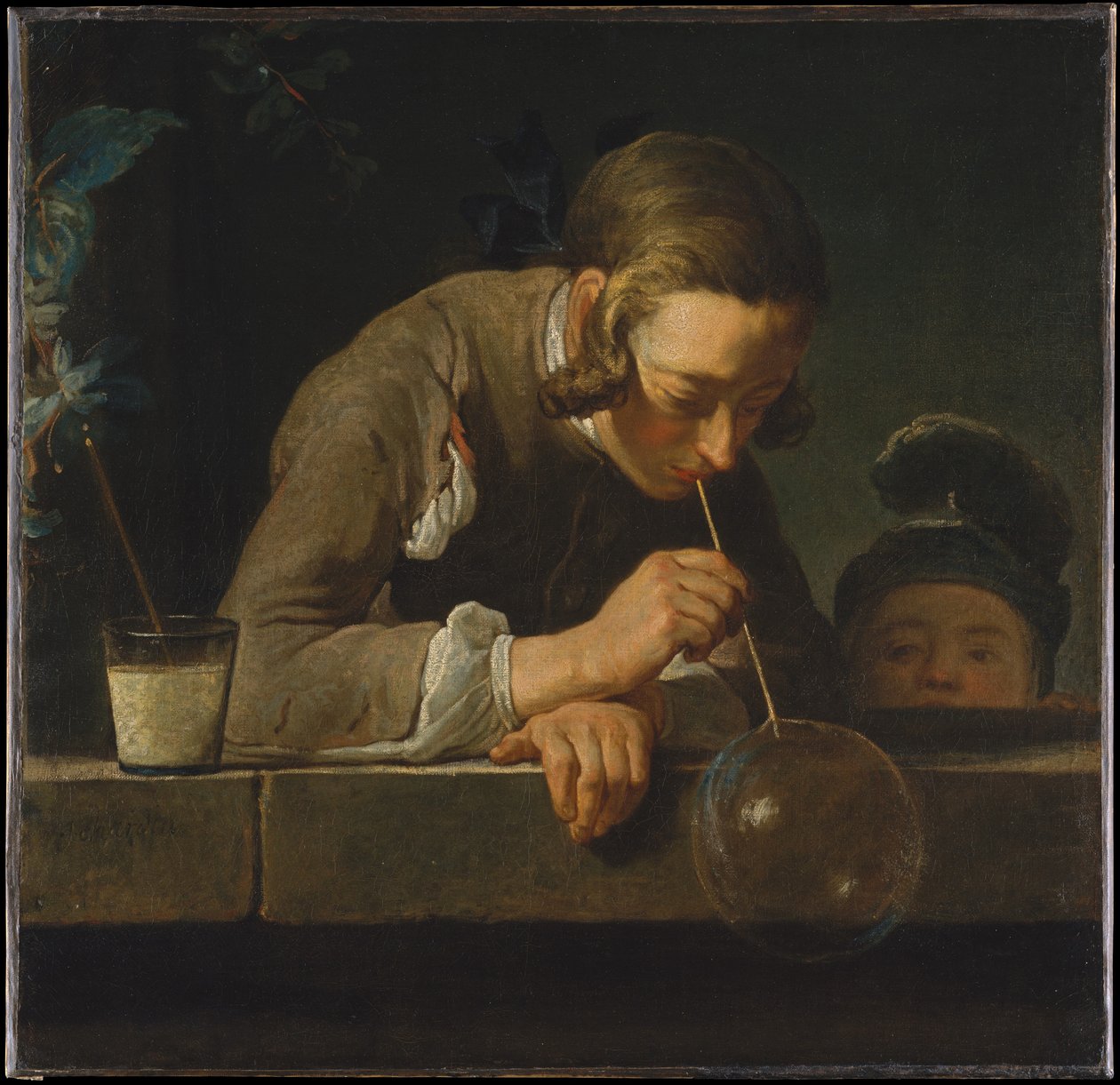 Foukač mýdla od Jean Baptiste Simeon Chardin