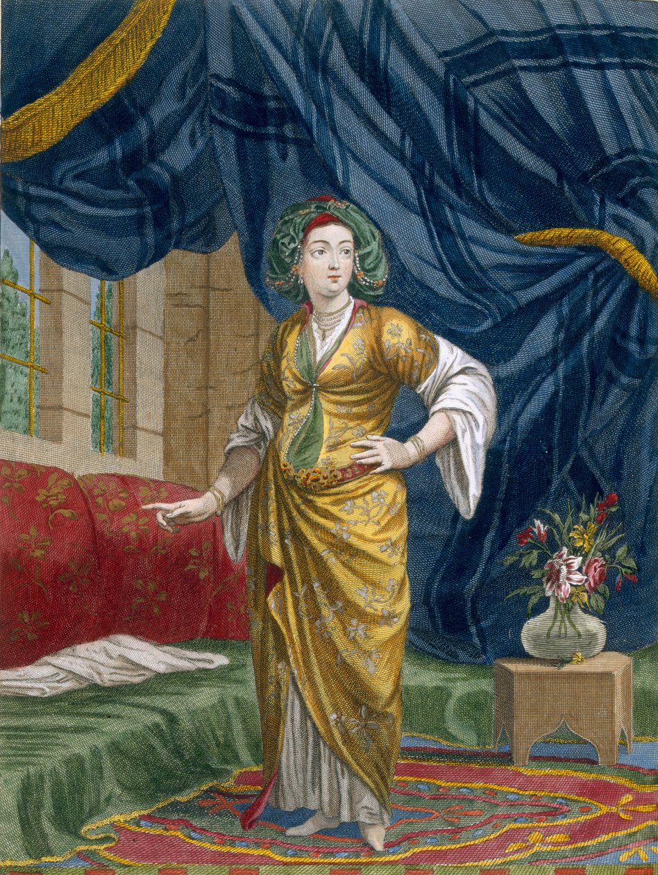 Řecká žena ve svém bytě, c.1708 od Jean Baptiste Vanmour
