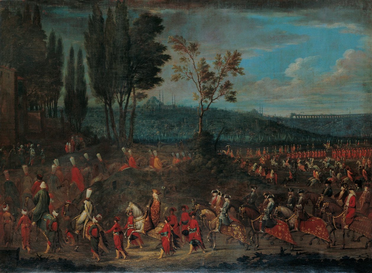 Velvyslanecký průvod od Jean Baptiste Vanmour