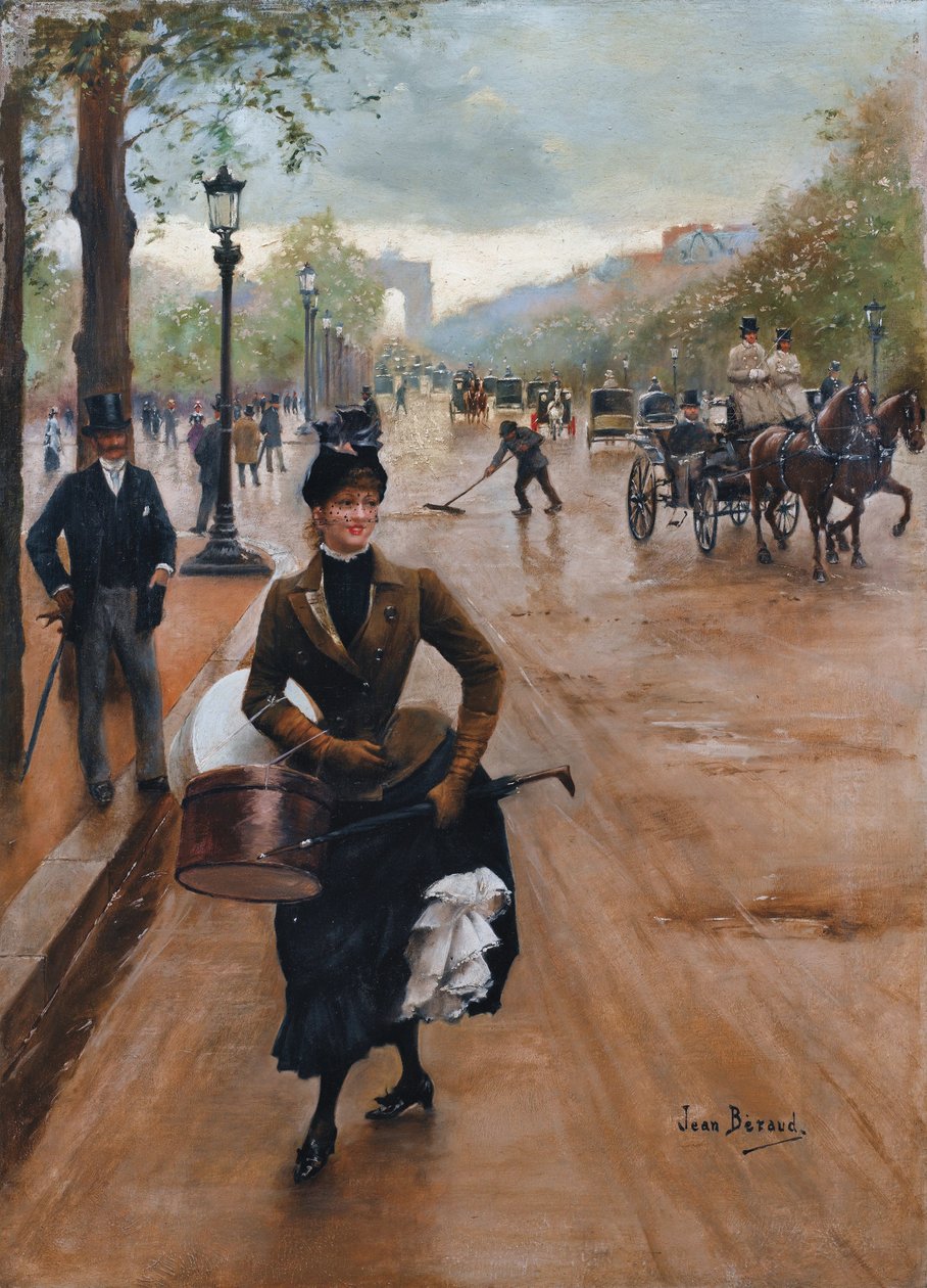 Mlýn na Champs Elysees od Jean Beraud