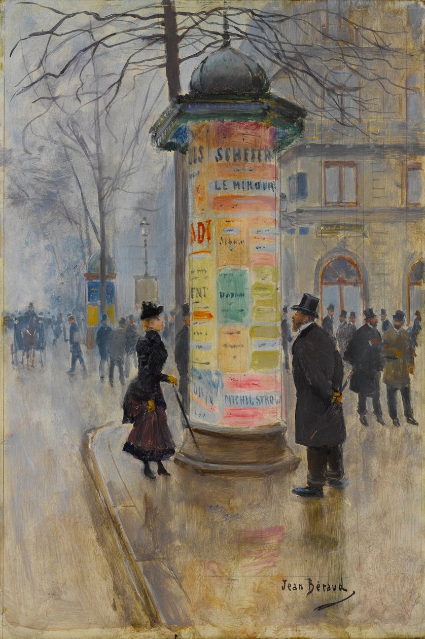 Pařížská pouliční scéna od Jean Beraud