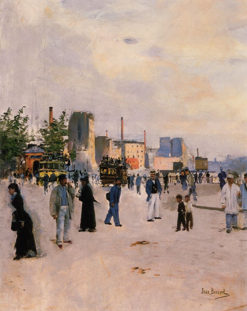 Ranní procházka od Jean Beraud