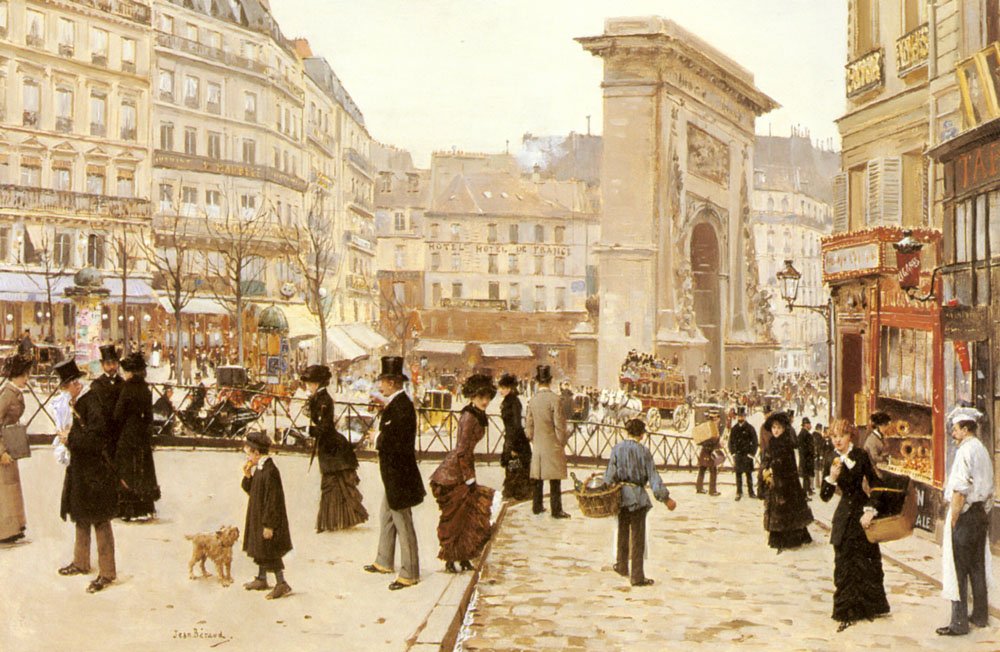 Boulevard St. Denis, Paříž od Jean Beraud