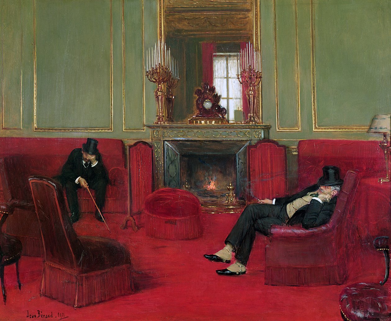 Klub, 1911 od Jean Beraud