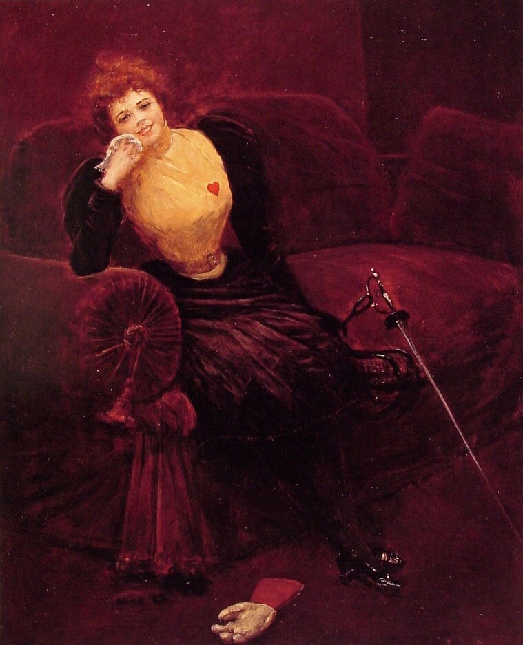 Šermířka od Jean Beraud