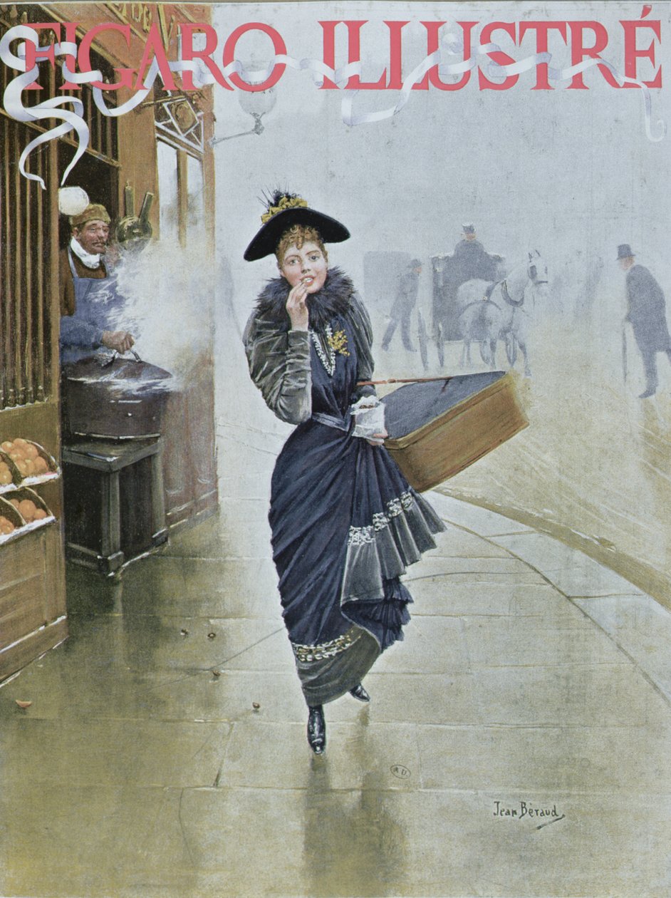 Mladý pařížský kloboučník, ilustrace na obálce 