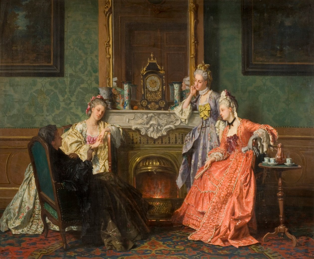 Odpolední čaj, 1879 od Jean Carolus