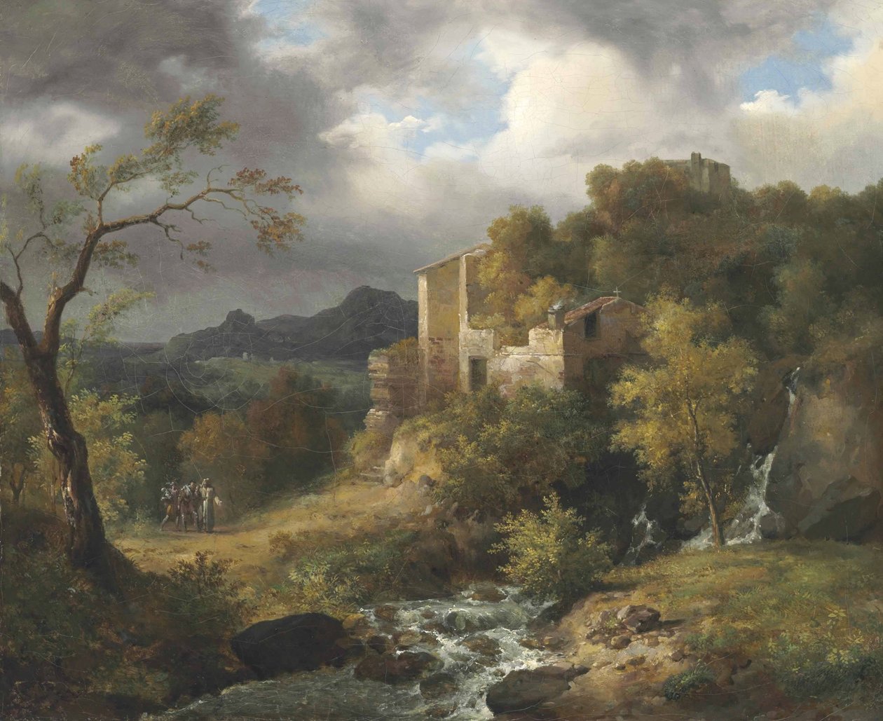 Krajina s ruinami od Jean Charles Joseph Rémond