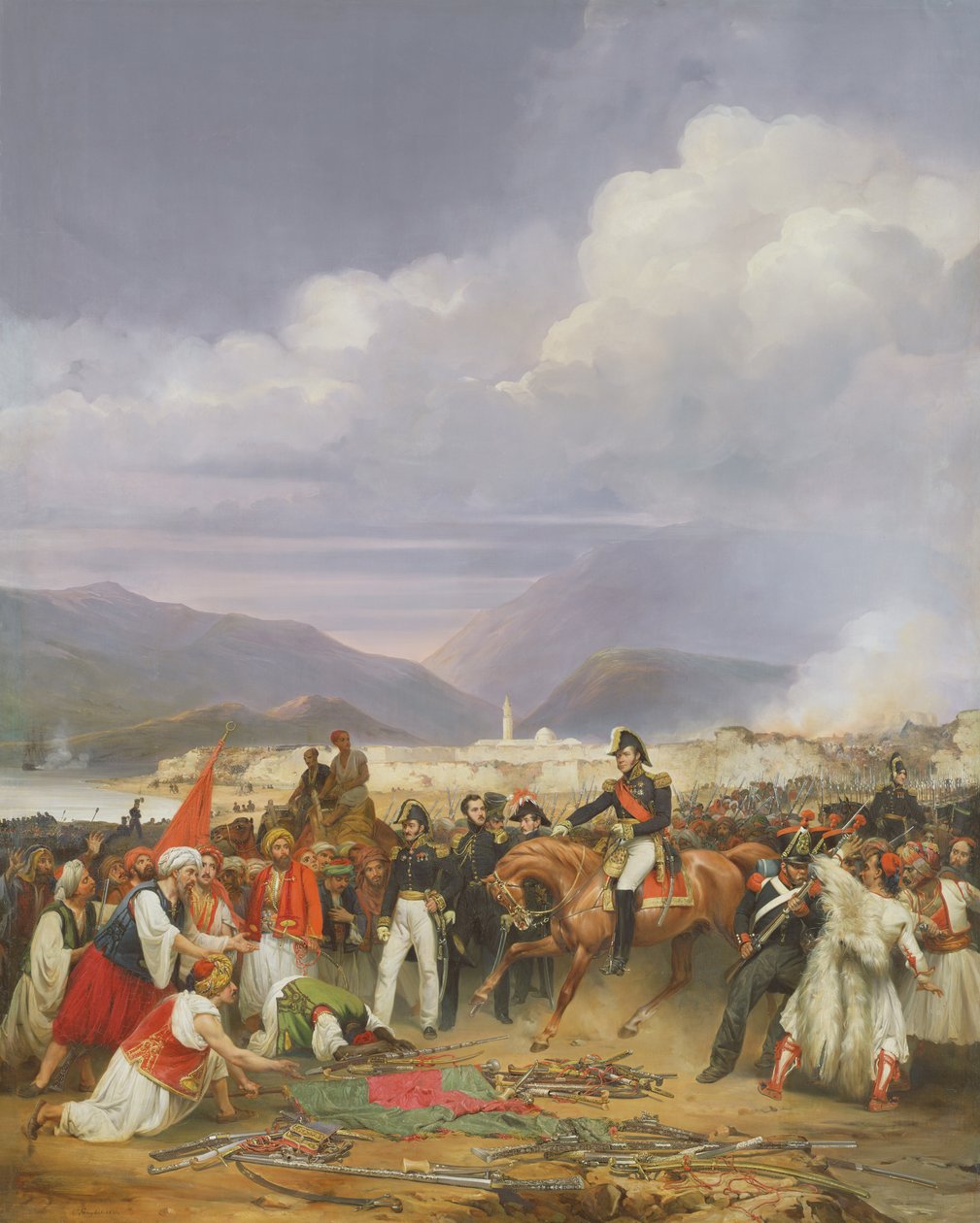Dobytí hradu Morea, 30. října 1828, 1836 od Jean Charles Langlois