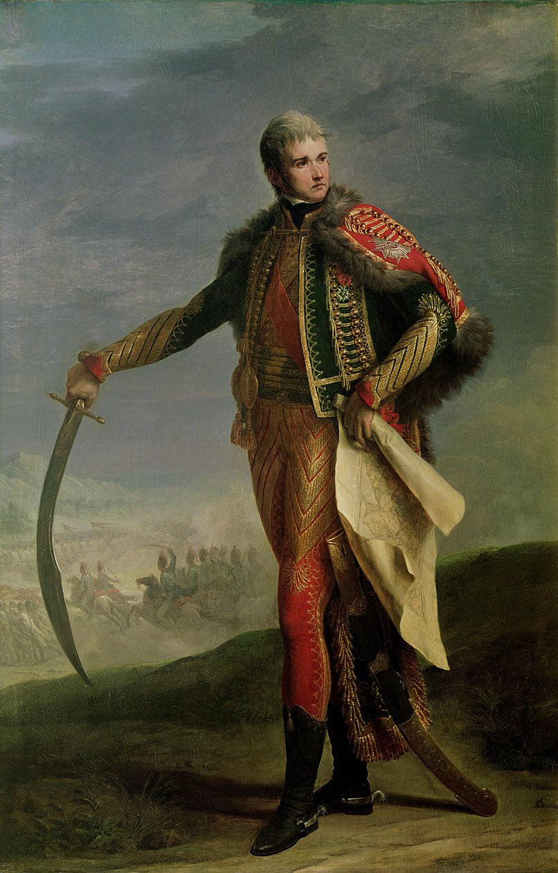 Portrét Jean Lannes (1769-1809) vévoda z Montebella, 1805-10 od Jean Charles Nicaise Perrin