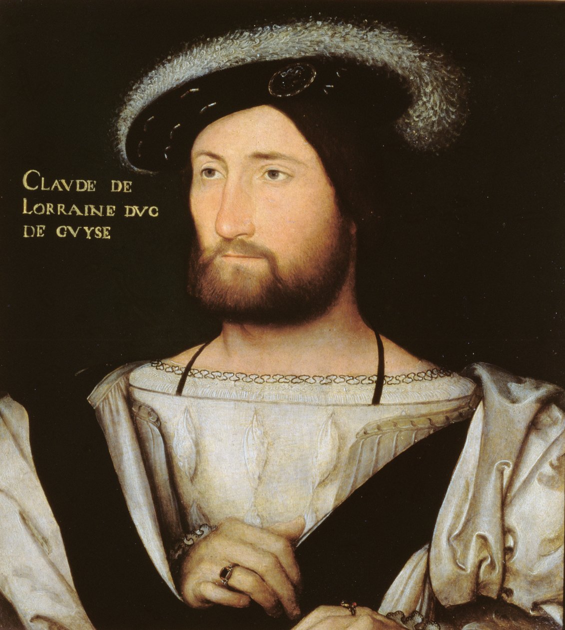 Portrét Clauda Lotrinského (1496-1550), 1. vévody z Guise, asi 1525-30 od Jean Clouet