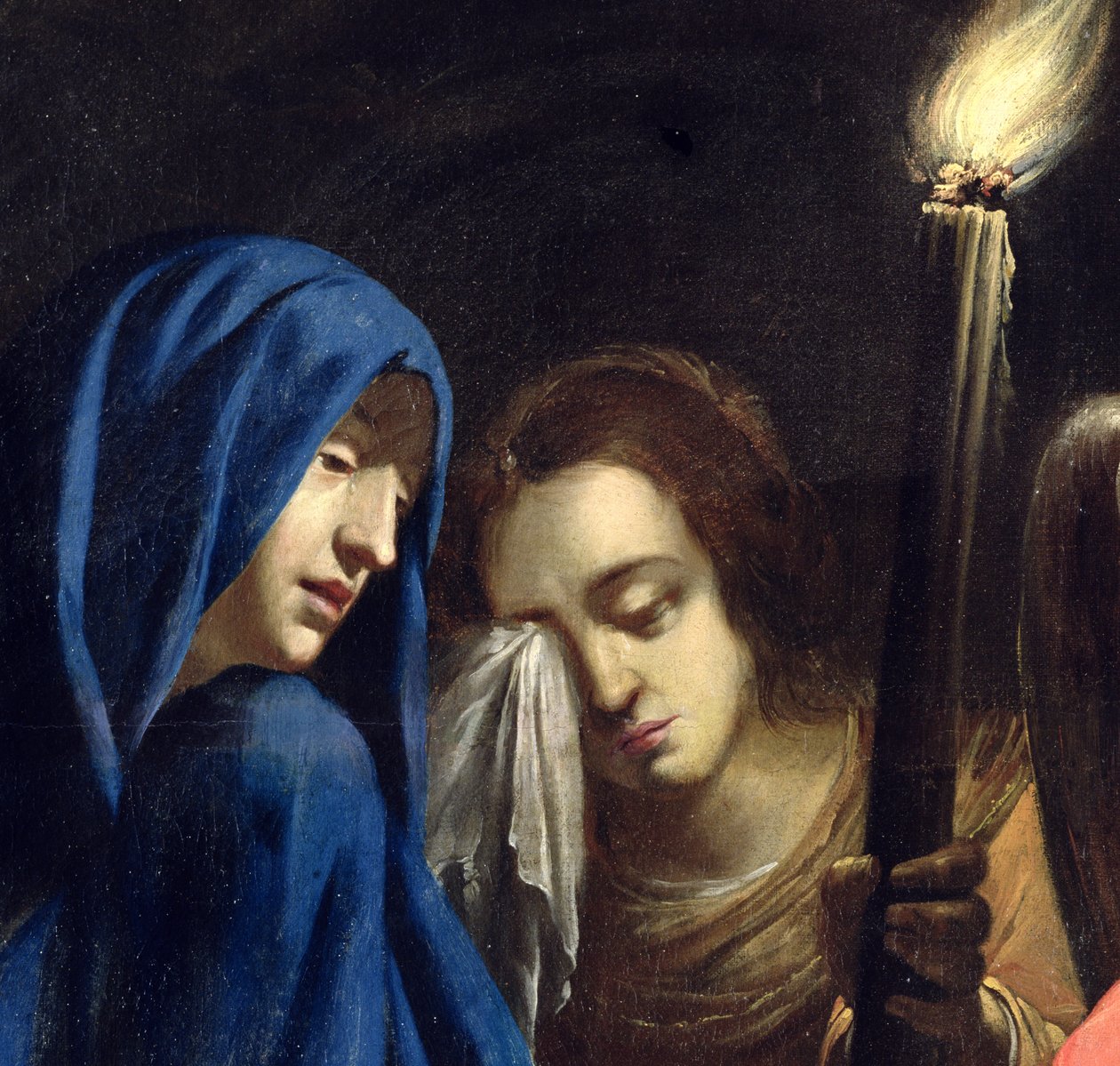 Oplakávání Krista, 1636 (detail 39317) od Jean Daret