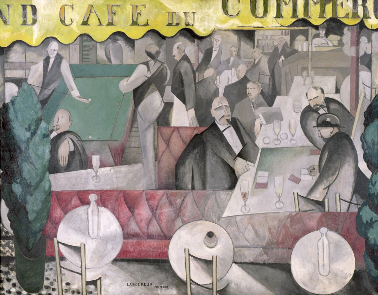 Cafe du Commerce od Jean Emile Laboureur