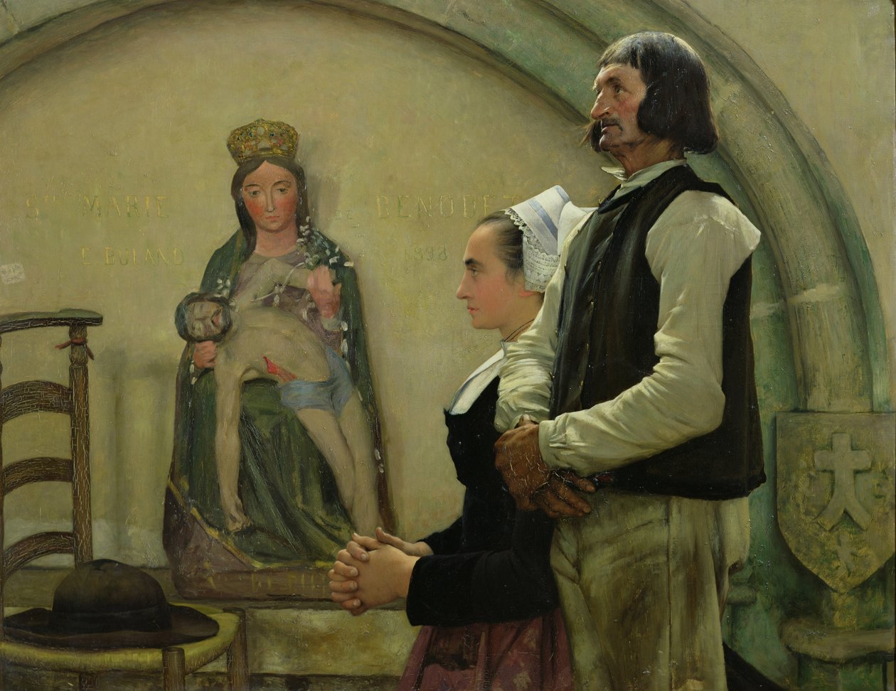 Návštěva Panny Marie Benodet, 1898 od Jean Eugene Buland