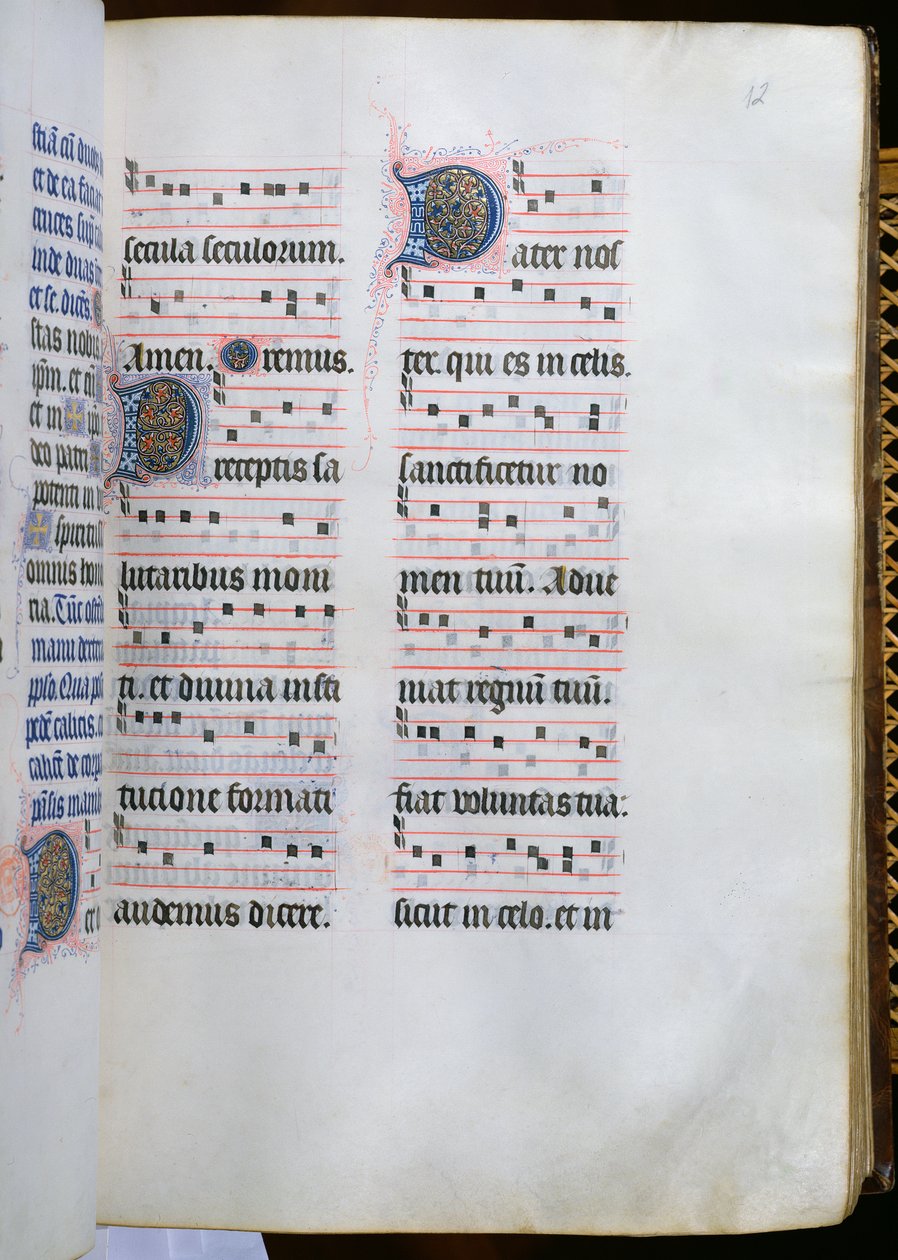 Paní 412 Page z Missal de Paris, kolem roku 1475 od Jean Fouquet