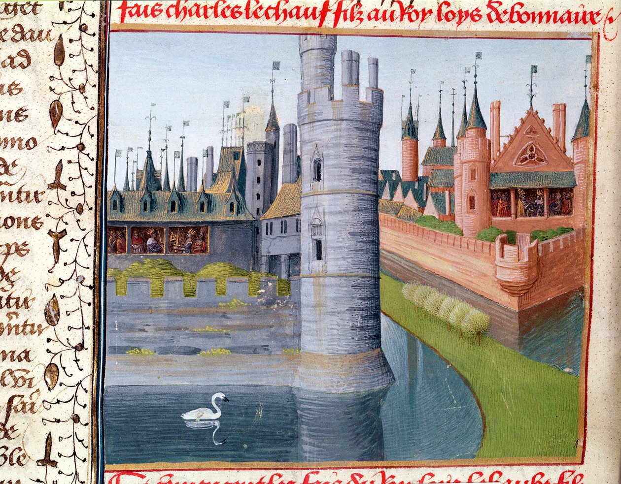 Ms Fr 6465 fol.151v The Life of Louis II (846-79) 