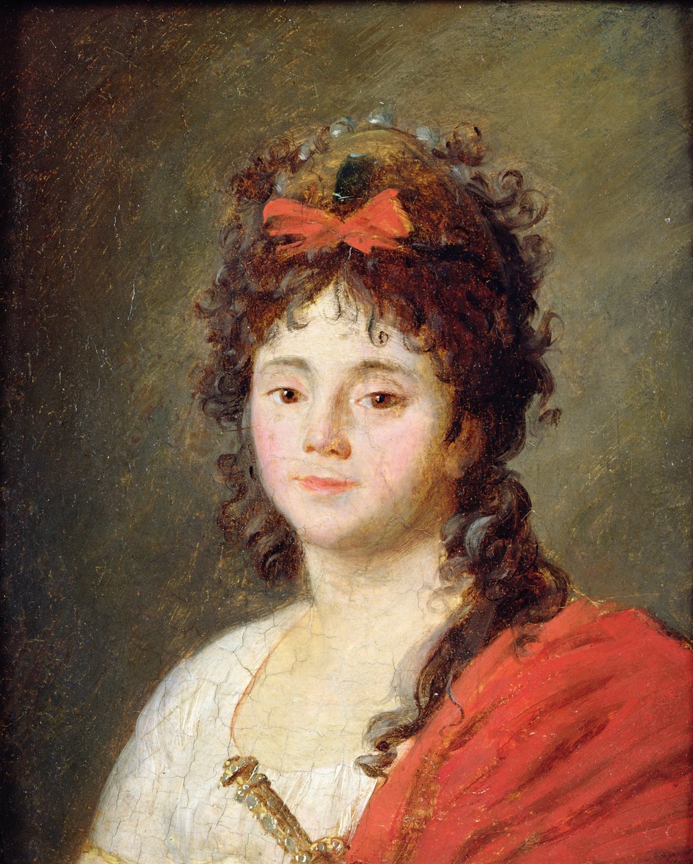 Portrét mademoiselle Maillard (1766-1818) jako bohyně rozumu na Fete de l