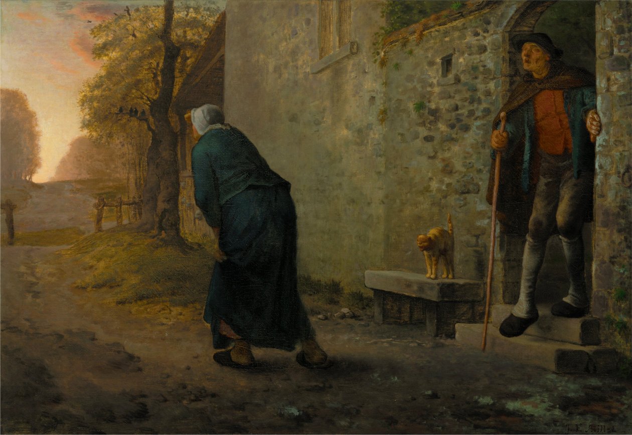 Dattente od Jean Francois Millet
