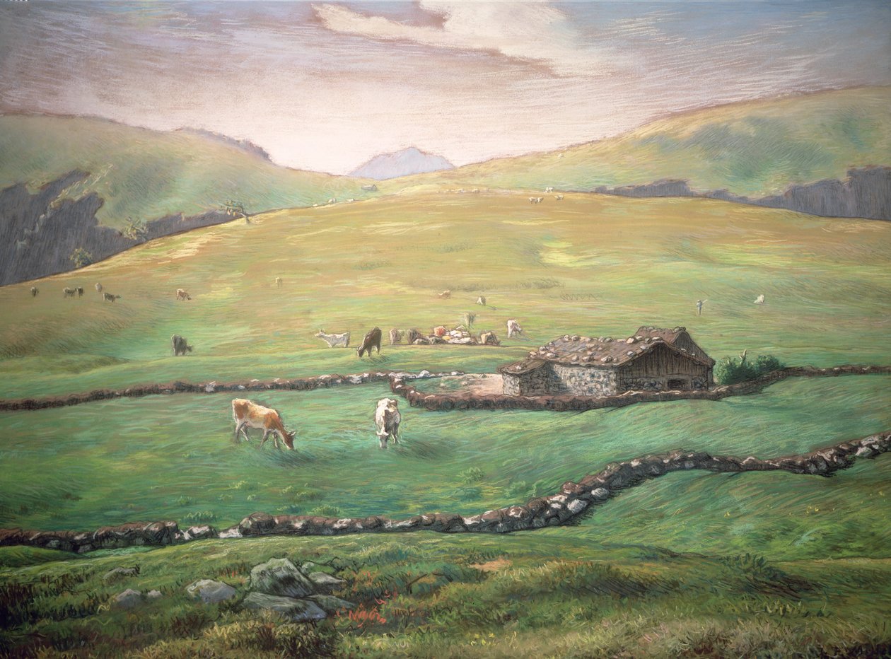 Pastva ve Vogézách od Jean Francois Millet
