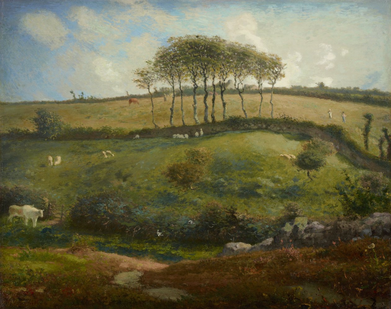 Pastviny poblíž Cherbourgu (Normandie) od Jean Francois Millet